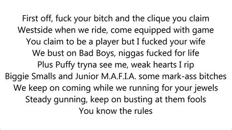 2Pac – Hit 'Em Up (Radio Version) Lyrics .